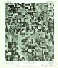 Coolidge Arizona Historical topographic map, 1:24000 scale, 7.5 X 7.5 Minute, Year 1971