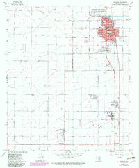 Coolidge Arizona Historical topographic map, 1:24000 scale, 7.5 X 7.5 Minute, Year 1965
