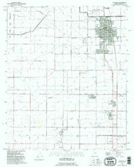 Coolidge Arizona Historical topographic map, 1:24000 scale, 7.5 X 7.5 Minute, Year 1992