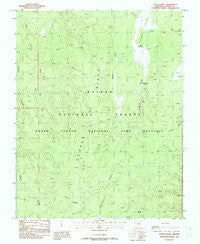 Cooper Ridge Arizona Historical topographic map, 1:24000 scale, 7.5 X 7.5 Minute, Year 1988