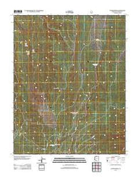 Cooper Ridge Arizona Historical topographic map, 1:24000 scale, 7.5 X 7.5 Minute, Year 2012