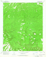 Copper Mtn Arizona Historical topographic map, 1:24000 scale, 7.5 X 7.5 Minute, Year 1964