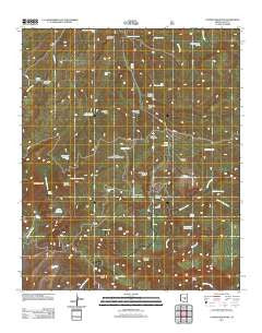 Copper Mountain Arizona Historical topographic map, 1:24000 scale, 7.5 X 7.5 Minute, Year 2011