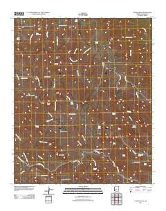 Copperopolis Arizona Historical topographic map, 1:24000 scale, 7.5 X 7.5 Minute, Year 2011