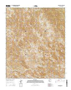Copperopolis Arizona Current topographic map, 1:24000 scale, 7.5 X 7.5 Minute, Year 2014