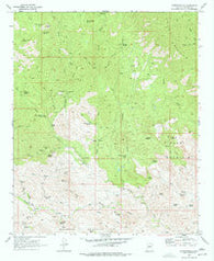 Copperopolis Arizona Historical topographic map, 1:24000 scale, 7.5 X 7.5 Minute, Year 1969