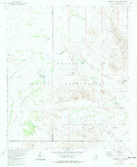 Copperosity Hills Arizona Historical topographic map, 1:24000 scale, 7.5 X 7.5 Minute, Year 1981