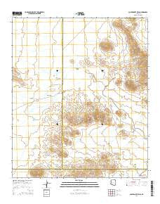 Copperosity Hills Arizona Current topographic map, 1:24000 scale, 7.5 X 7.5 Minute, Year 2014