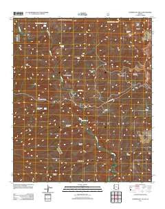 Copperplate Gulch Arizona Historical topographic map, 1:24000 scale, 7.5 X 7.5 Minute, Year 2011