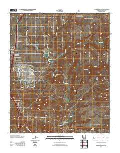 Cordes Junction Arizona Historical topographic map, 1:24000 scale, 7.5 X 7.5 Minute, Year 2012