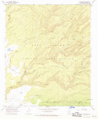 Corn Creek Arizona Historical topographic map, 1:24000 scale, 7.5 X 7.5 Minute, Year 1967
