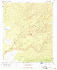 Corn Creek Arizona Historical topographic map, 1:24000 scale, 7.5 X 7.5 Minute, Year 1967