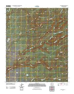 Corn Creek Arizona Historical topographic map, 1:24000 scale, 7.5 X 7.5 Minute, Year 2011