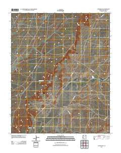 Cornfields Arizona Historical topographic map, 1:24000 scale, 7.5 X 7.5 Minute, Year 2011
