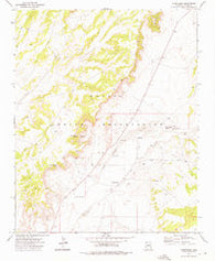 Cornfields Arizona Historical topographic map, 1:24000 scale, 7.5 X 7.5 Minute, Year 1972