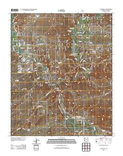 Cornville Arizona Historical topographic map, 1:24000 scale, 7.5 X 7.5 Minute, Year 2012