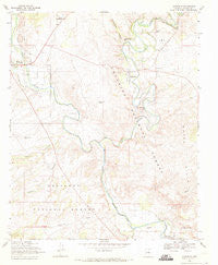 Cornville Arizona Historical topographic map, 1:24000 scale, 7.5 X 7.5 Minute, Year 1968
