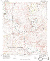 Cornville Arizona Historical topographic map, 1:24000 scale, 7.5 X 7.5 Minute, Year 1968