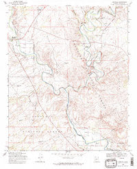 Cornville Arizona Historical topographic map, 1:24000 scale, 7.5 X 7.5 Minute, Year 1968