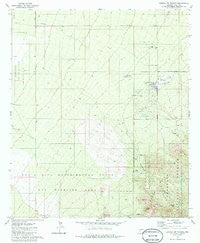 Corona De Tucson Arizona Historical topographic map, 1:24000 scale, 7.5 X 7.5 Minute, Year 1981