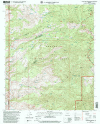 Coronado Mountain Arizona Historical topographic map, 1:24000 scale, 7.5 X 7.5 Minute, Year 1997
