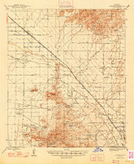 Cortaro Arizona Historical topographic map, 1:62500 scale, 15 X 15 Minute, Year 1947