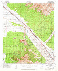 Cortaro Arizona Historical topographic map, 1:62500 scale, 15 X 15 Minute, Year 1957