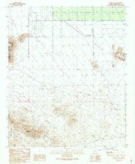 Cortez Peak Arizona Historical topographic map, 1:24000 scale, 7.5 X 7.5 Minute, Year 1989