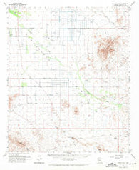 Cortez Peak Arizona Historical topographic map, 1:62500 scale, 15 X 15 Minute, Year 1962