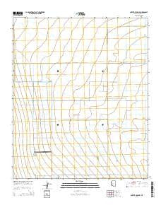 Cortez Peak NW Arizona Current topographic map, 1:24000 scale, 7.5 X 7.5 Minute, Year 2014