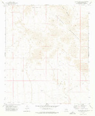 Cotton Center SE Arizona Historical topographic map, 1:24000 scale, 7.5 X 7.5 Minute, Year 1973