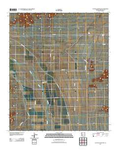 Cotton Center NW Arizona Historical topographic map, 1:24000 scale, 7.5 X 7.5 Minute, Year 2011