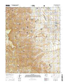 Cottonwood Arizona Current topographic map, 1:24000 scale, 7.5 X 7.5 Minute, Year 2014