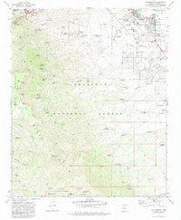 Cottonwood Arizona Historical topographic map, 1:24000 scale, 7.5 X 7.5 Minute, Year 1973