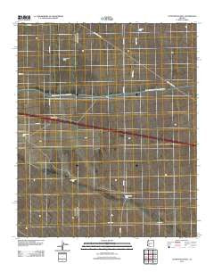Courthouse Well Arizona Historical topographic map, 1:24000 scale, 7.5 X 7.5 Minute, Year 2011