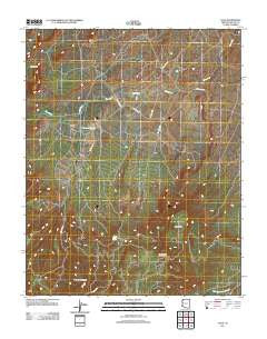 Cove Arizona Historical topographic map, 1:24000 scale, 7.5 X 7.5 Minute, Year 2011