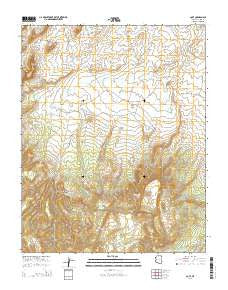 Cove Arizona Current topographic map, 1:24000 scale, 7.5 X 7.5 Minute, Year 2014