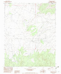 Cow Butte Arizona Historical topographic map, 1:24000 scale, 7.5 X 7.5 Minute, Year 1982