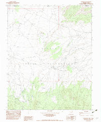 Cow Butte Arizona Historical topographic map, 1:24000 scale, 7.5 X 7.5 Minute, Year 1982