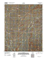 Cow Butte Arizona Historical topographic map, 1:24000 scale, 7.5 X 7.5 Minute, Year 2011