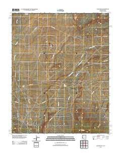 Cow Butte Arizona Historical topographic map, 1:24000 scale, 7.5 X 7.5 Minute, Year 2011