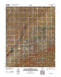 Cow Springs Arizona Historical topographic map, 1:24000 scale, 7.5 X 7.5 Minute, Year 2011