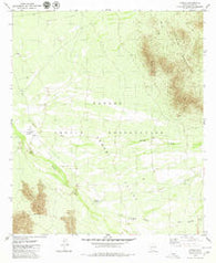 Cowlic Arizona Historical topographic map, 1:24000 scale, 7.5 X 7.5 Minute, Year 1979