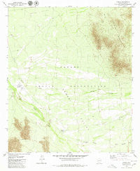 Cowlic Arizona Historical topographic map, 1:24000 scale, 7.5 X 7.5 Minute, Year 1979
