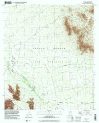 Cowlic Arizona Historical topographic map, 1:24000 scale, 7.5 X 7.5 Minute, Year 1996