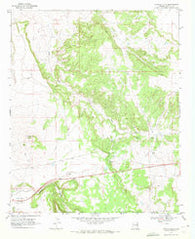 Coyote Hills Arizona Historical topographic map, 1:24000 scale, 7.5 X 7.5 Minute, Year 1969