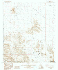 Coyote Peak Arizona Historical topographic map, 1:24000 scale, 7.5 X 7.5 Minute, Year 1990