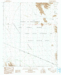 Coyote Water Arizona Historical topographic map, 1:24000 scale, 7.5 X 7.5 Minute, Year 1990