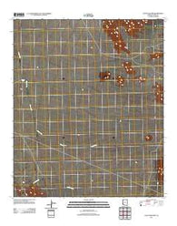 Coyote Water Arizona Historical topographic map, 1:24000 scale, 7.5 X 7.5 Minute, Year 2011