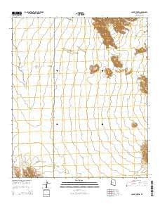 Coyote Water Arizona Current topographic map, 1:24000 scale, 7.5 X 7.5 Minute, Year 2014